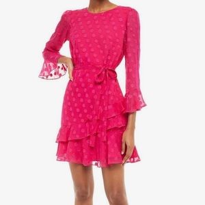 SALONI Marissa Hot Pink Dress - LIKE NEW